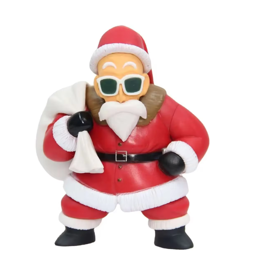 Master Roshi Claus Dragon Ball Z Christmas action figure