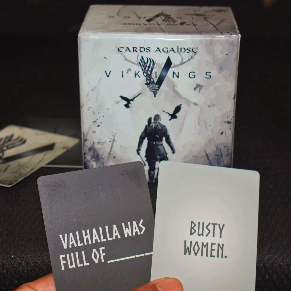 Cards Against Vikings party game cards