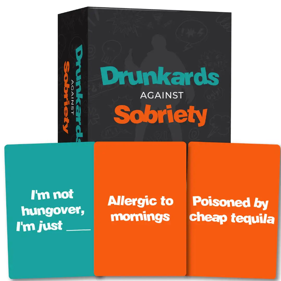 Drunkards Against Sobriety card game box back