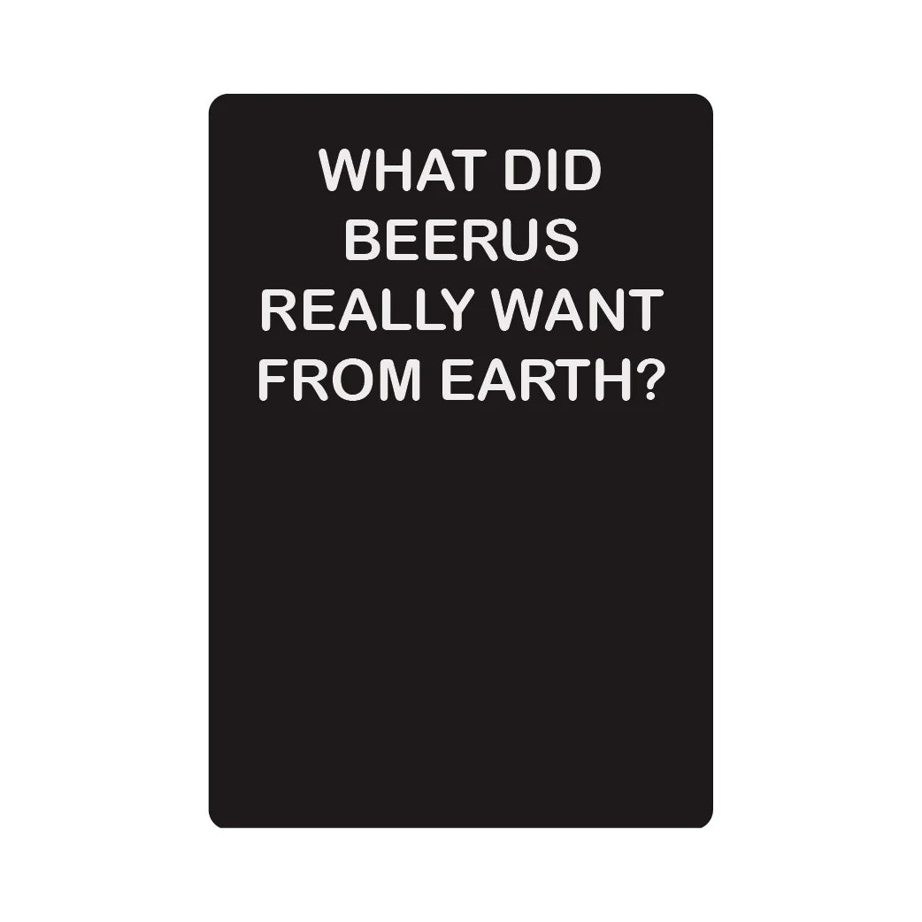 Cards Against Dragon Ball question and answer cards